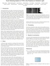 Touch Sensing based on FTIR in the Presence of Ambient Light