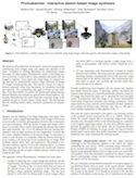 Photosketcher: interactive sketch-based image synthesis